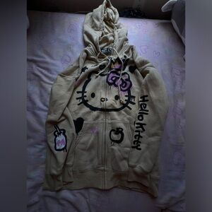 Forever 21 x Hello Kitty, Oversized Size XL, Zip Up Hoodie